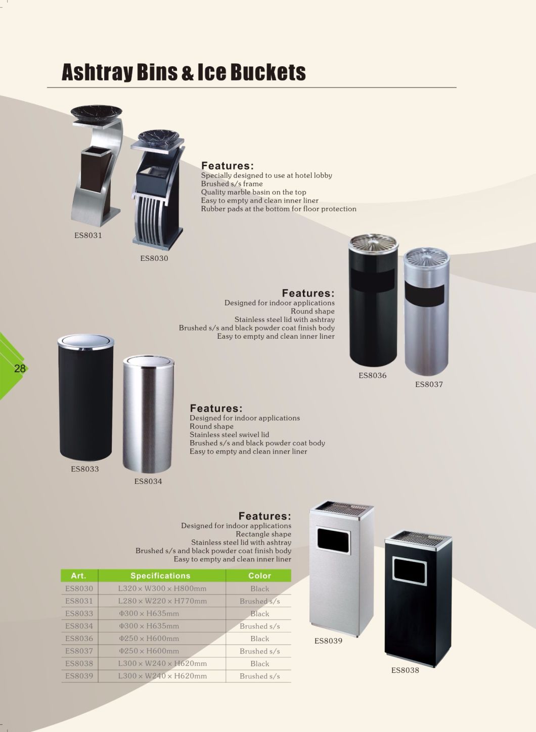 3L Stainless Steel Pedal Waste Bin with Inner Plastic Layer