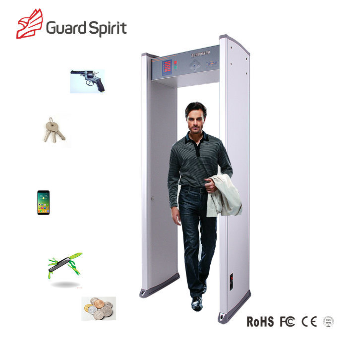 High Sensitiviry 6 Zones Full Body Scanning Anti-Metal Security Door