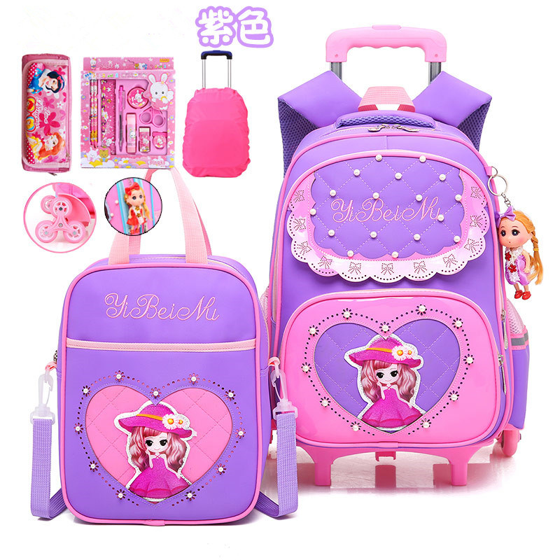 Student School Bag Trolley School Backpack Bag