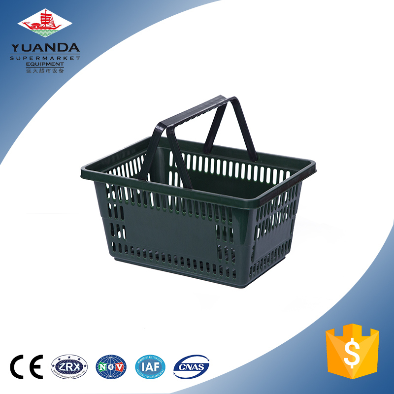 Manufacturing Supermarket Handle Plastic Storage Basket