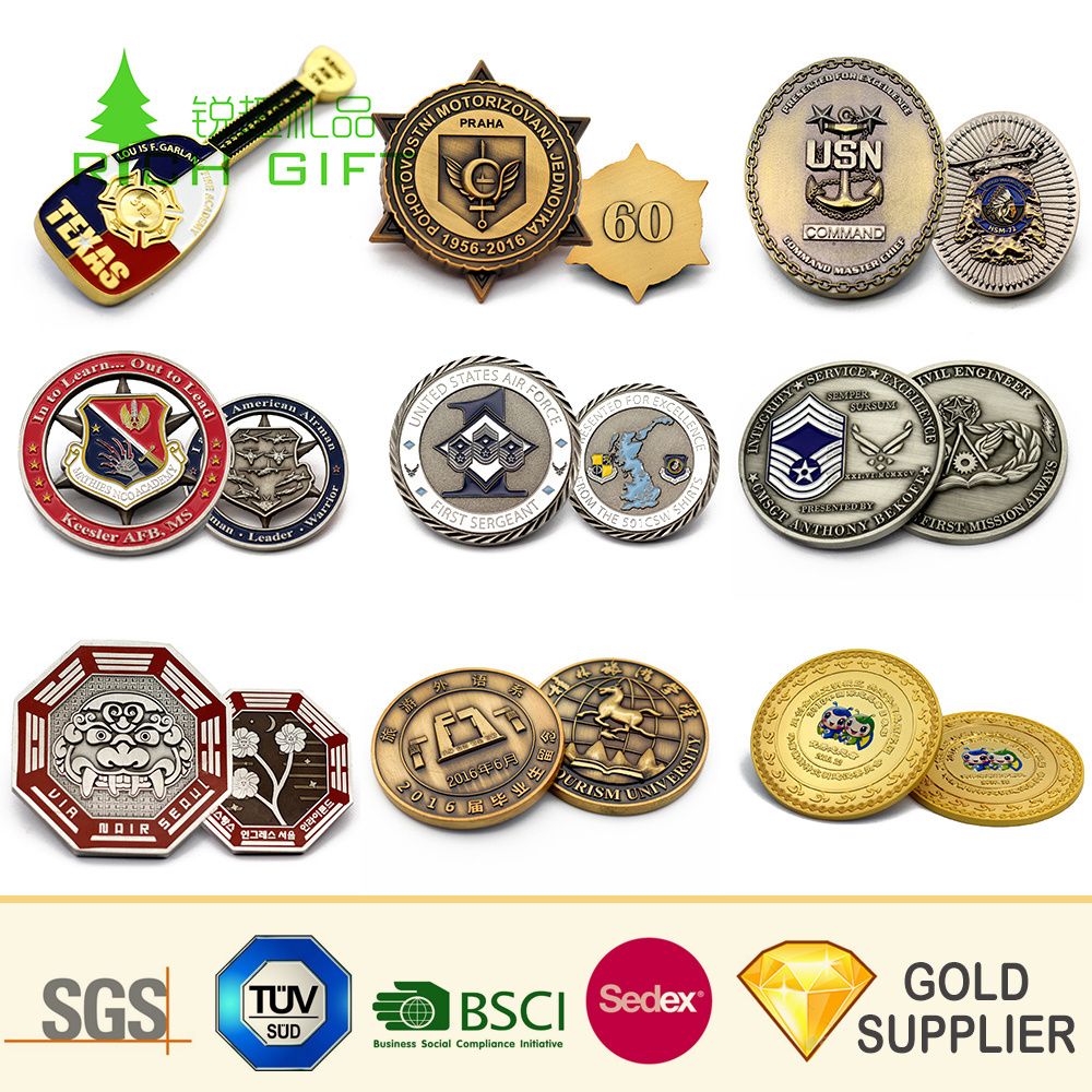 Promotion Gift Wholesale Metal Police Military Name Enamel Lapel Pin Emblem Custom Gold Silver Flag Car Round Logo Tin Button Woven Embroidery Badge for Clothes