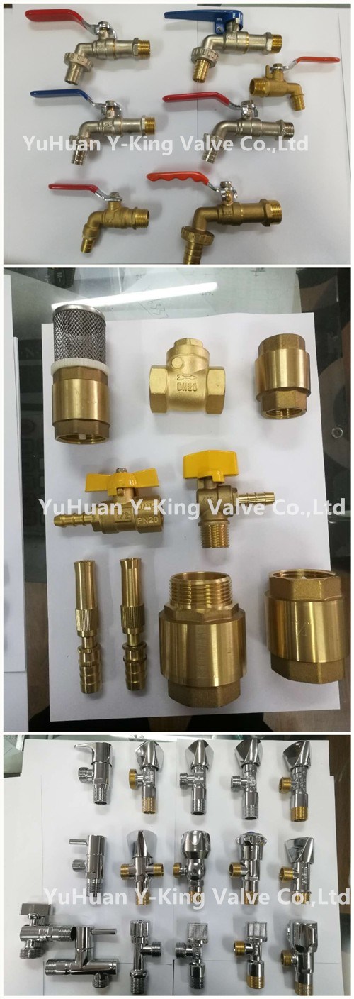 Forged Brass Plumbing Angle Valve with Factory Price (YD-5001)
