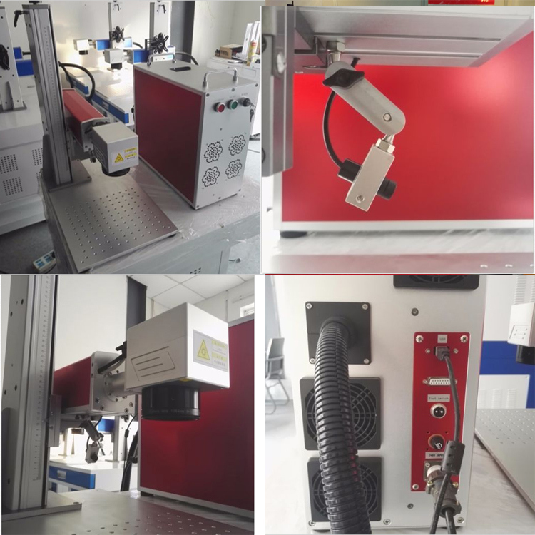 Metal and Hard Plastic YAG 50W Laser Marking Machinery