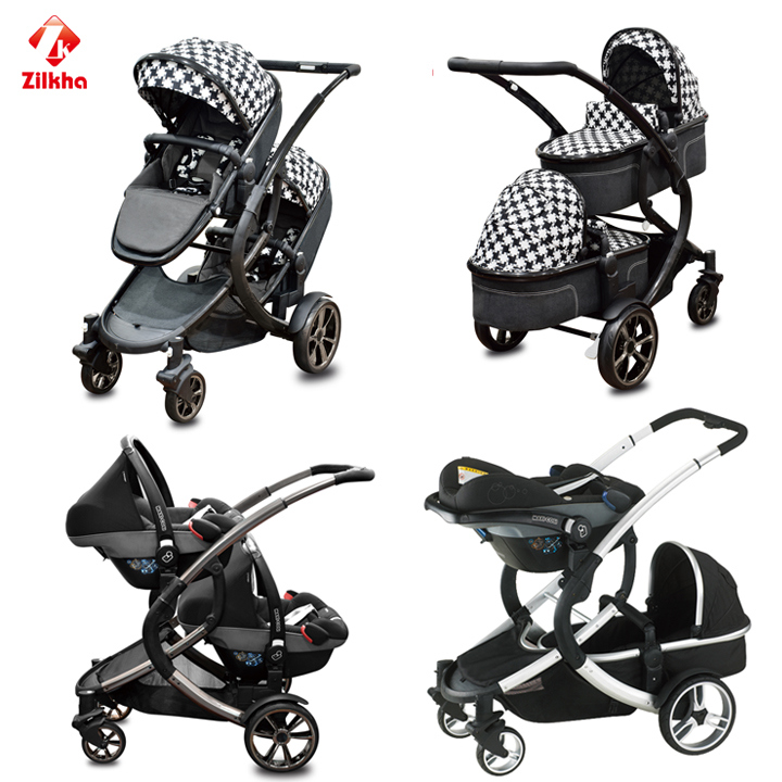 Baby Walker with Frame and Regular Seat and Regular Carrycot