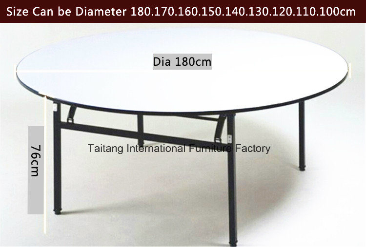 Model Hotel Plywood Round Banquet Table