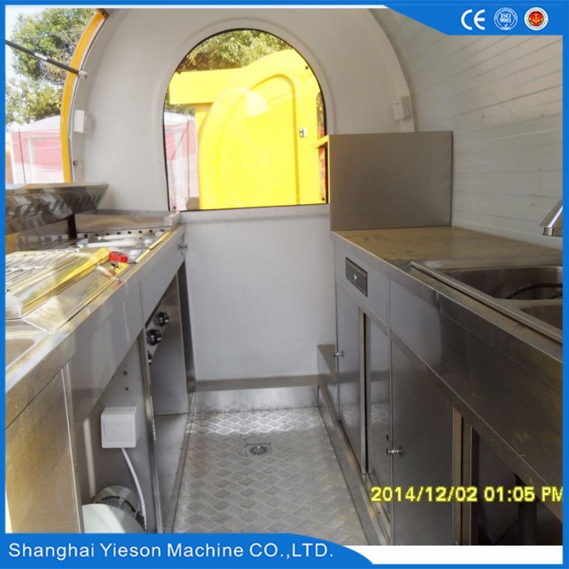 Ys-Fv300 Best Selling Cheap Mobile Kebab Van Enclosed Trailer