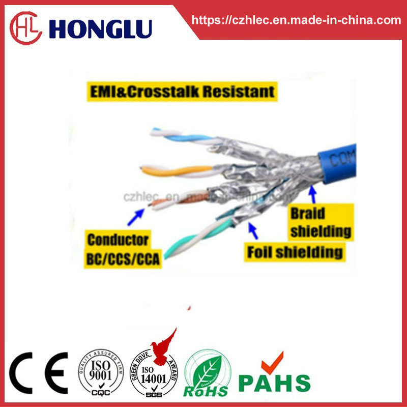 RoHS 1000Mbps Cat5e STP Network LAN Cable for Ethernet