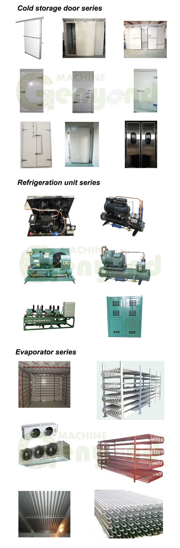 Refrigerator Freezer Construction Compressor Box Evaporator Container Equipment Machinery Cold Storage for Potato Onion Fish Meat