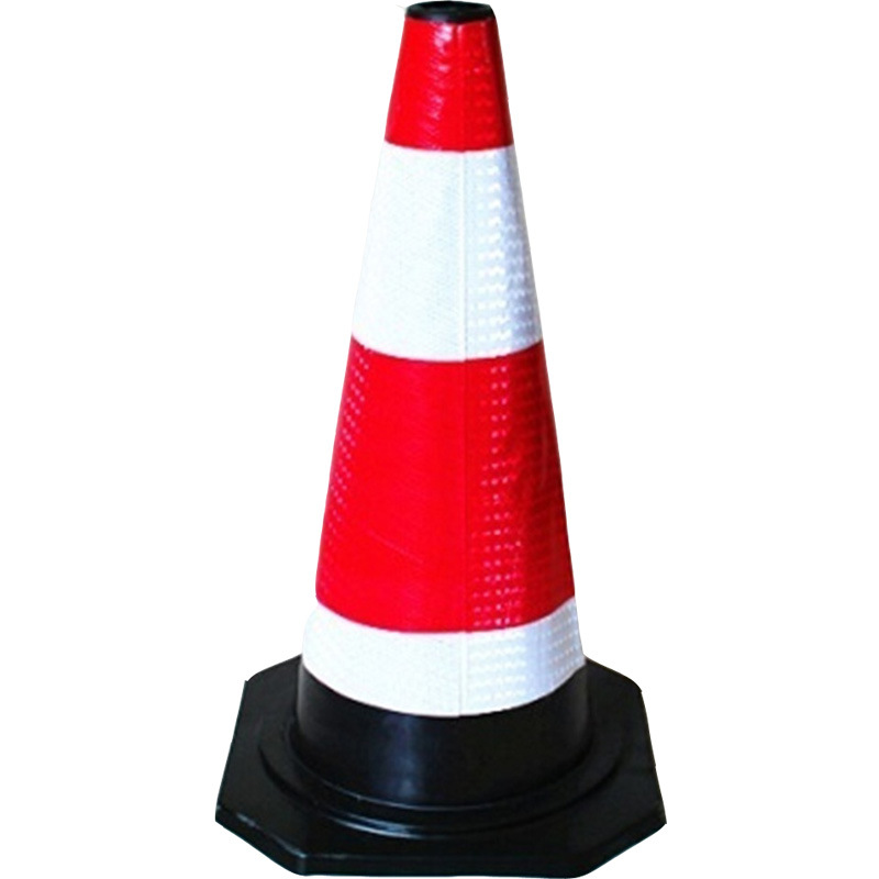 PP & Rubber Roadway Facility Warning Traffic Reflective Cone Sign