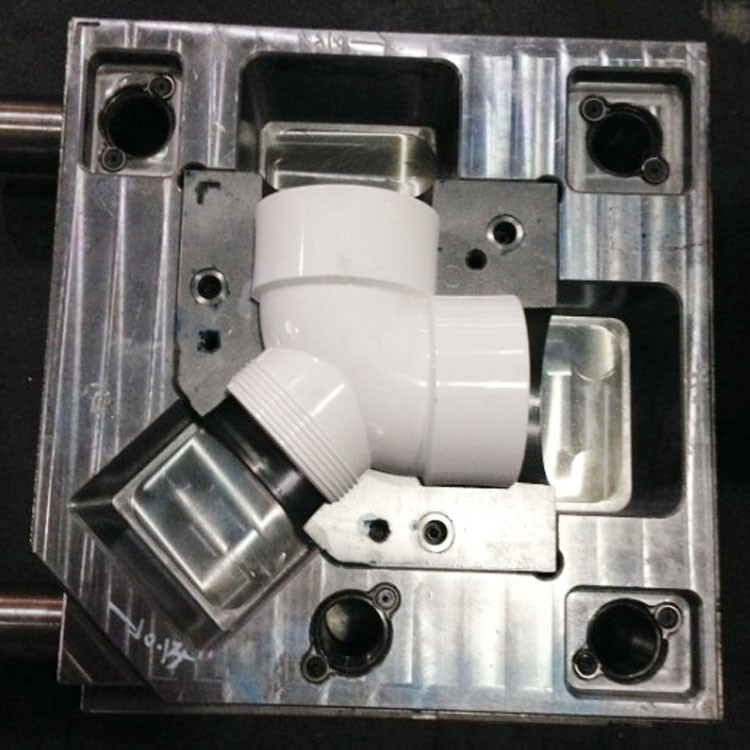 PP Collapsible Pipe Fitting Mold (90 deg elbow) , Plastic Injection PPR PVC PE Pipe Fitting Mould