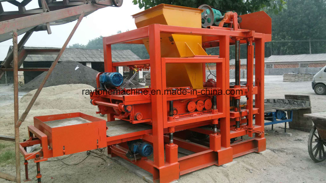 Qt4-25 Automatic Concrete Hollow Interlock Paver Block Brick Making Machine