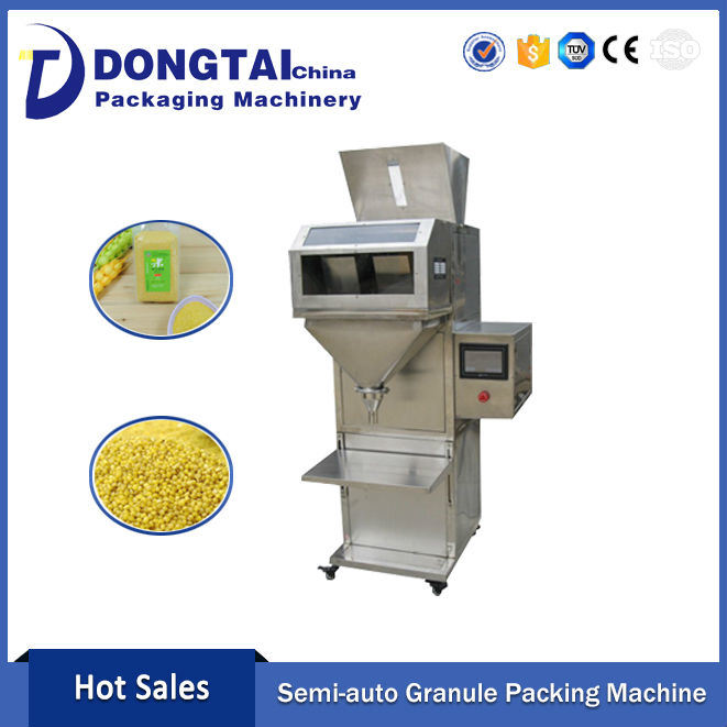 Small Size Granule Weighing Vibration Cereal/Peanut Filling Machine