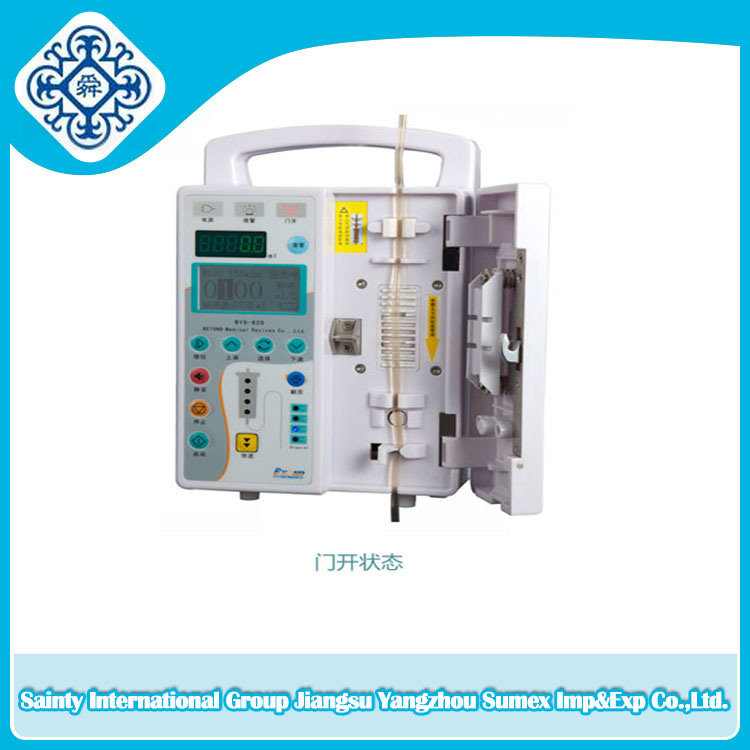 Infusion Pump with or Without Drug Library Ce & ISO