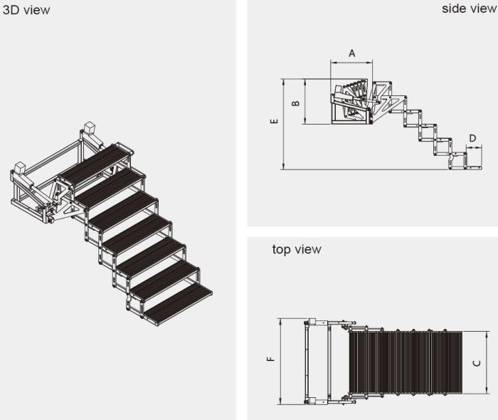 Folding Steps Folding Ladder with Ce Certificate and Loading 150kg