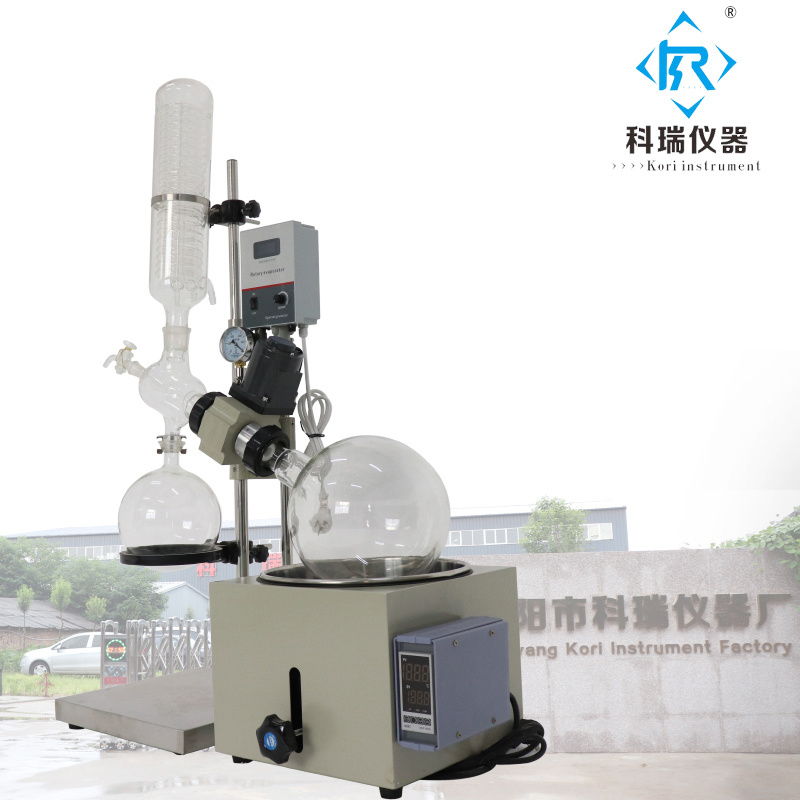 Widely Used Lab Glass Distillation with Collection Flask Flash Rotary Evaporator