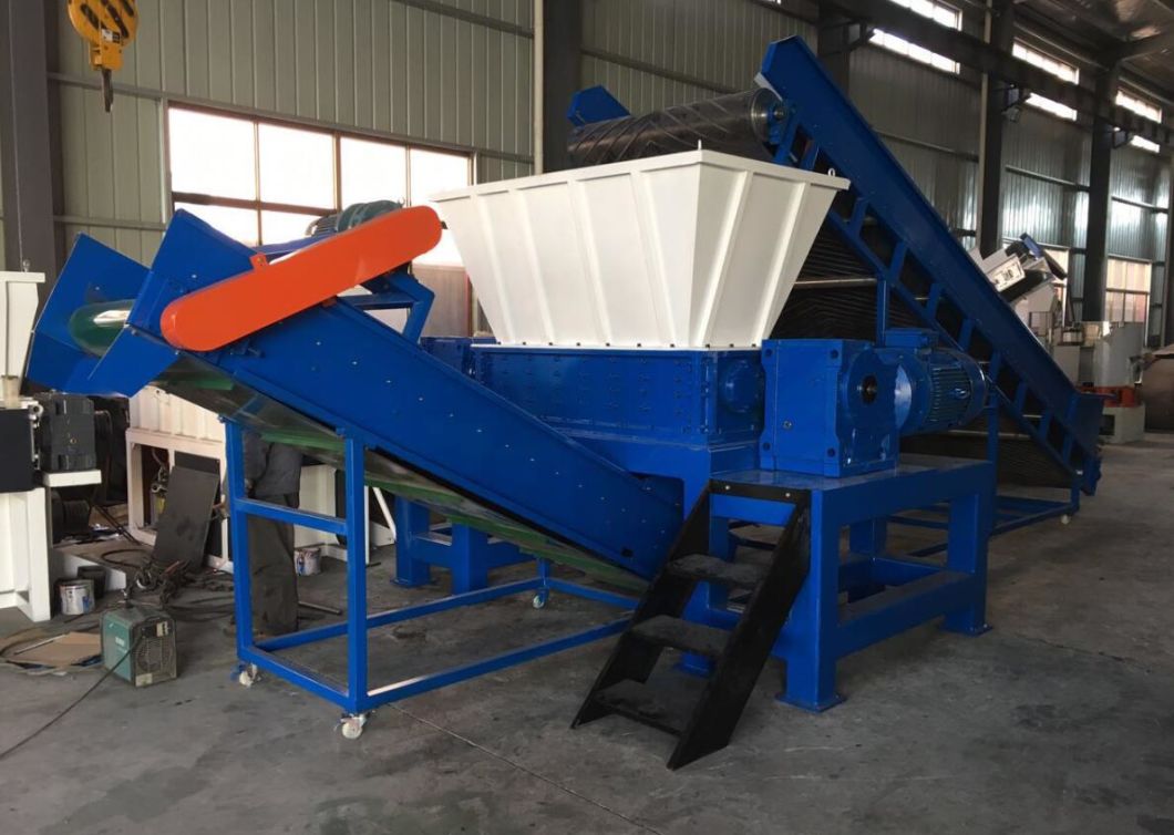 Automatic Single Plastic Waste Tyre Crusher