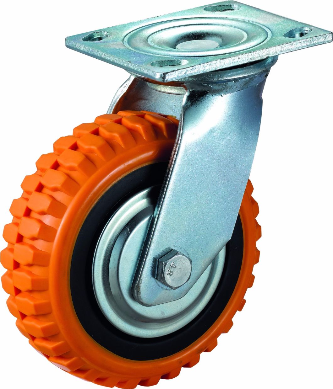 4/5/6/8 Inch Heavy Duty Tyre Veins PU Swivel Caster Wheel