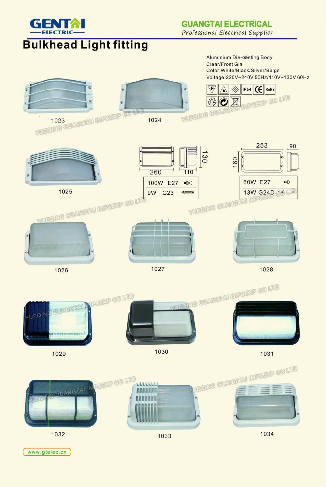 Top Quality Moisture-Proof IP65 20W LED Bulkhead Light