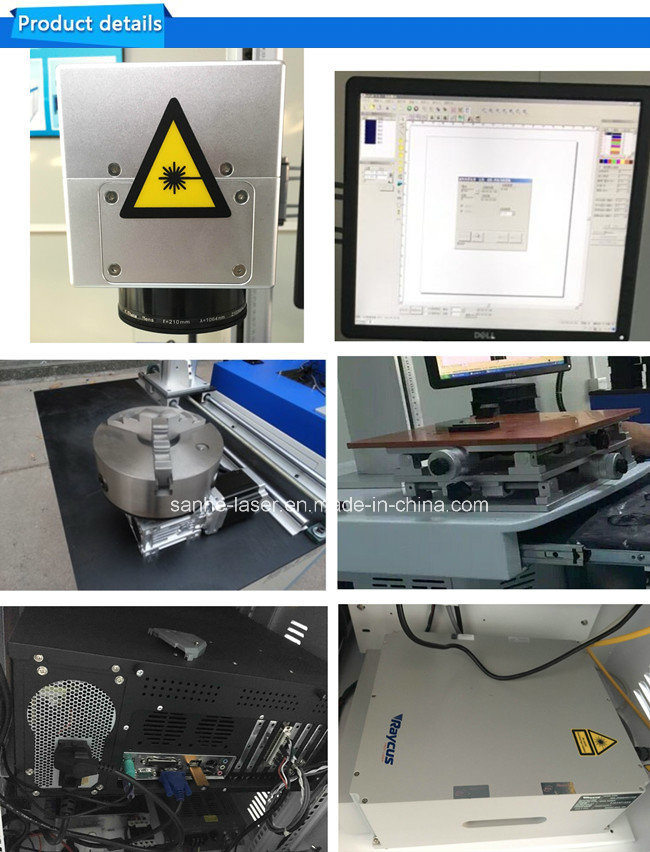 Laser Marking Type, Steel Pipe Fiber Laser Marking Machine, Roll Fiber Laser Marking Printing Machine on Ss Rod Cylinders