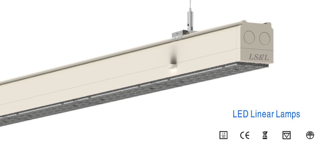 1.2m High Brightness Seamless-Joint Office LED Linear Light Module Lighting Fixtures