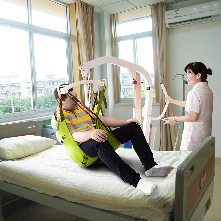 Manual Patient Lifting Device Nursing Bed