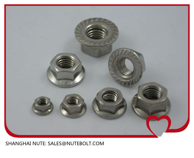 HexagonÂ  NutÂ  withÂ  Flange DIN6923 ANSI