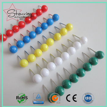 Wholesale Price Assorted Colors Round Ball Head Map Push Pin