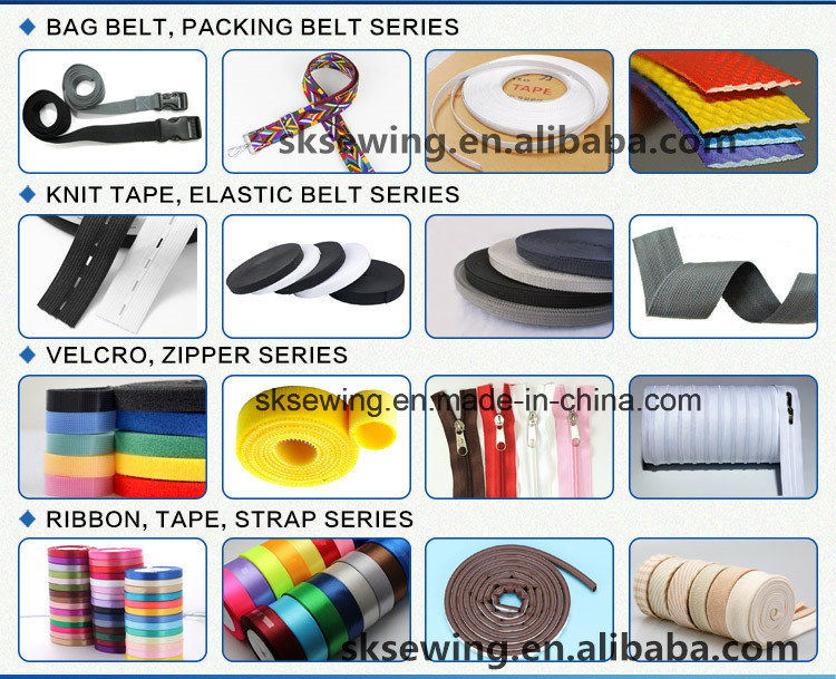 Magic Velcro Tape Band Tube Sleeve Nylon Webbing Strip Belt Cutting Machine