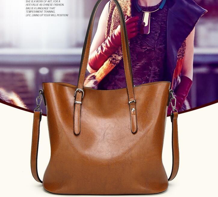 Women PU Handbag Tote Bag Lady Sling Clutch Bag Shoulder Bag