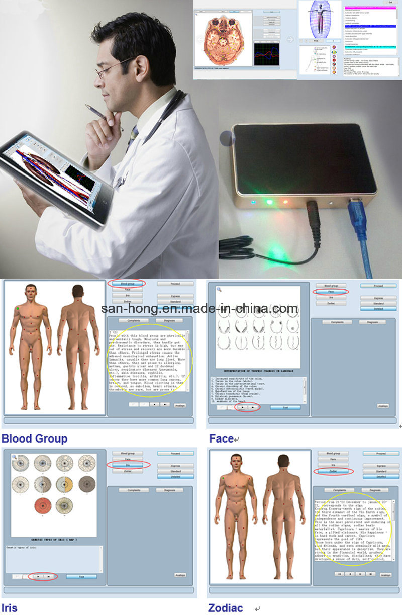 Professional in OEM ODM Service 9d Nls Full Body Health Analyzer Diagnostic Tester 3D Nls Health Analyzer