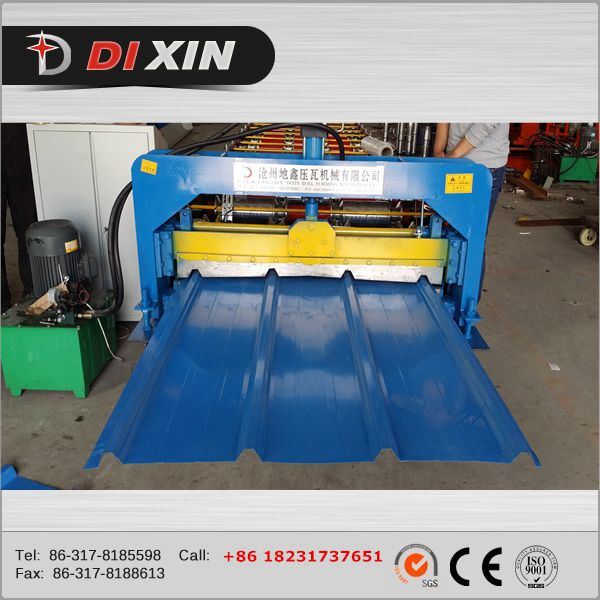 Dixin Wall and Roof Tile Panel Chrome Roll Forming Machine