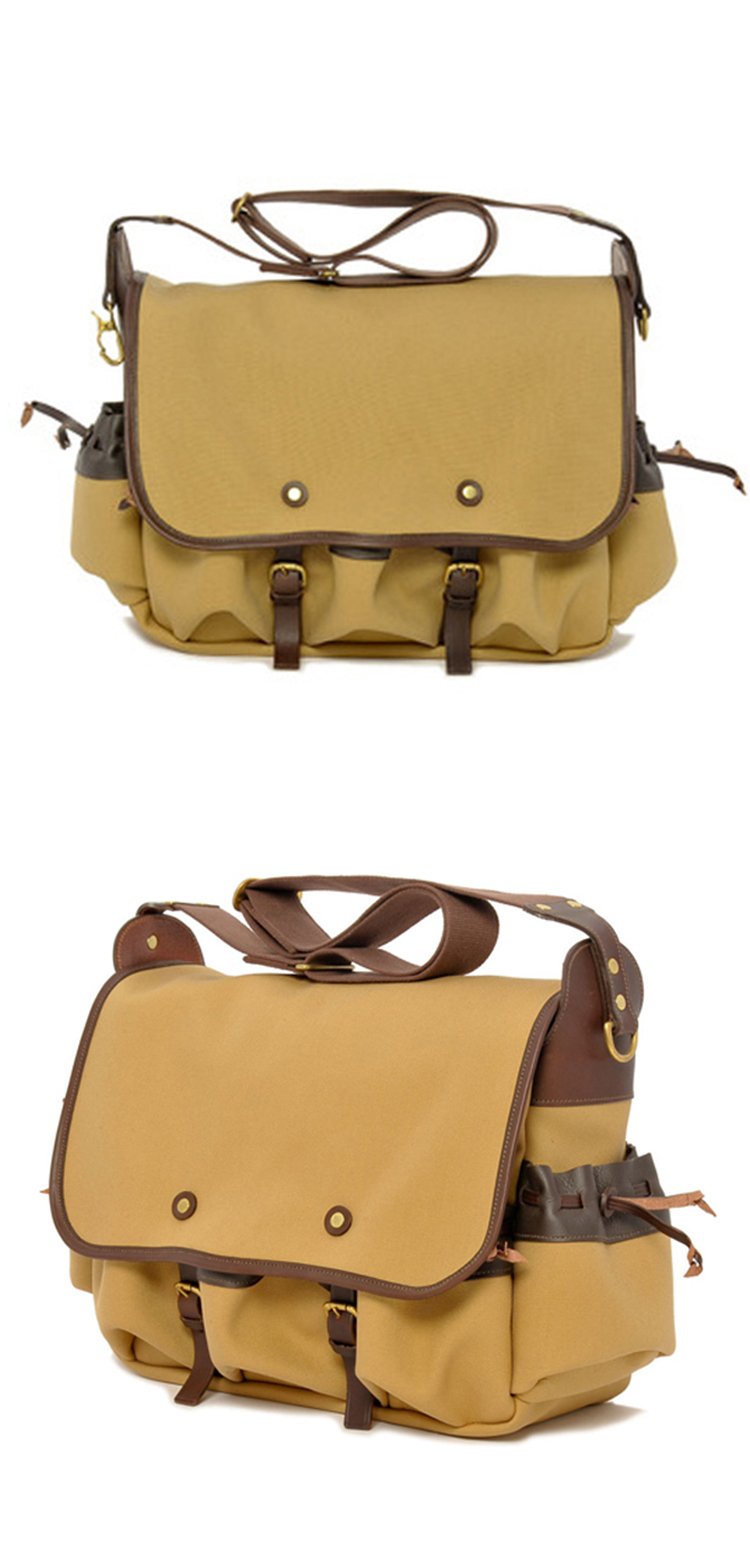 Brand Design Good Quality Mens Canvas Cross Body Bag Shoulder Bag