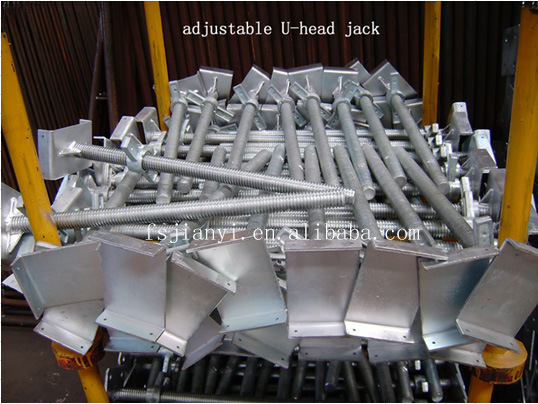 Alibaba Trust Pass Adjustable Scaffolding U Head Jack Base Construction Accessories