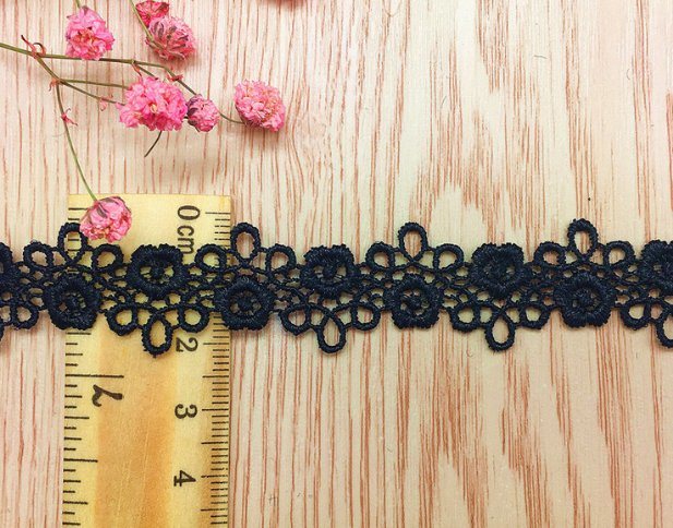 More Design Choice Chemical Embroidery Lace for Garment