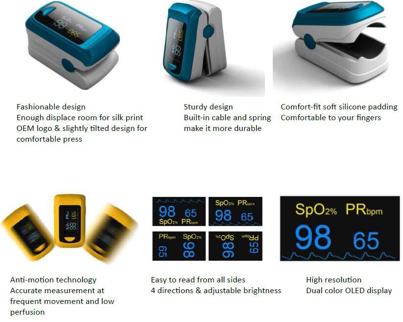 Pulse Oximeter Vuesigns M20 Portable Pulse Oximeter