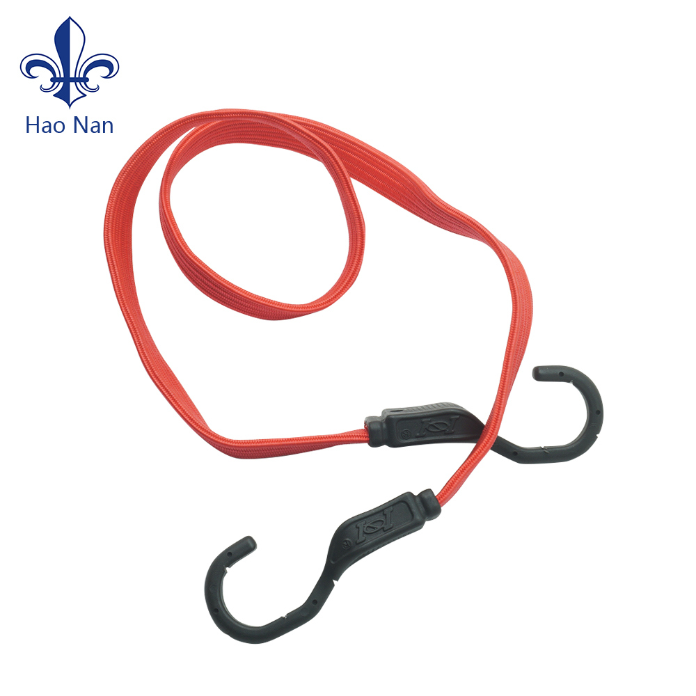 High Quality Rubber Bungee Cord with Metal Hook, Bicycle Bungee Rope