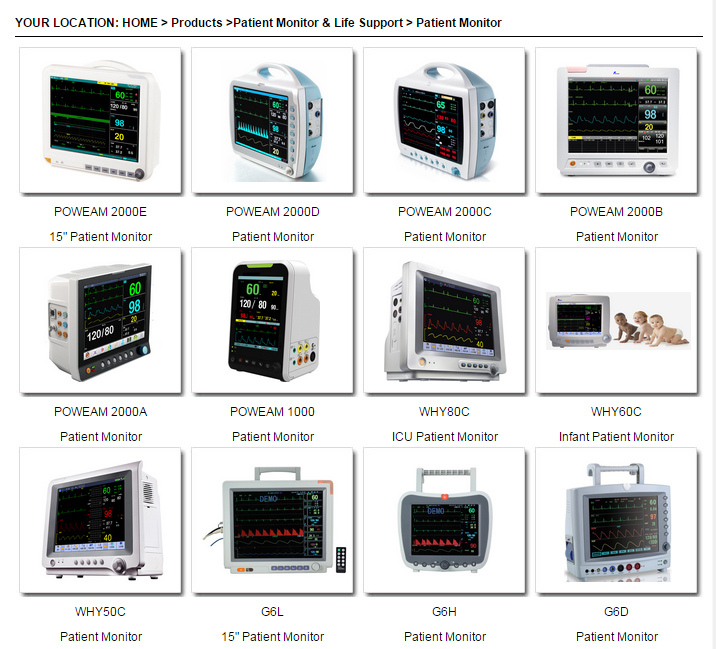 ICU Neonatal Pediatric Patient Monitor (POWEAM 2000B)