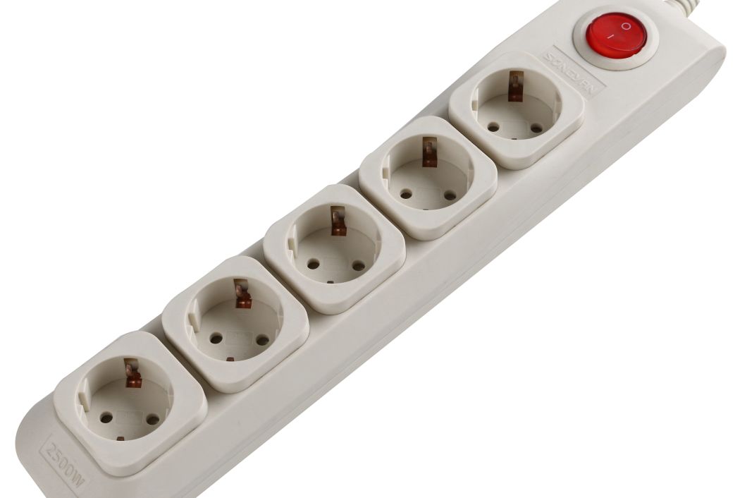 Smart Switch Multiple Extension Socket Surge Protector Power Strip (LX5I)