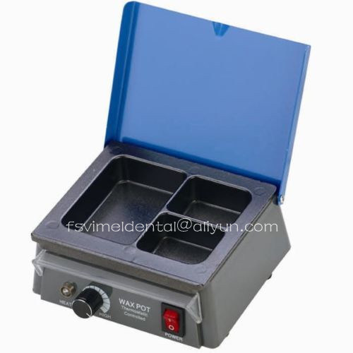 Dental Wax Pot 3-Well Wax Heating Analog Dipping Lab Equipment