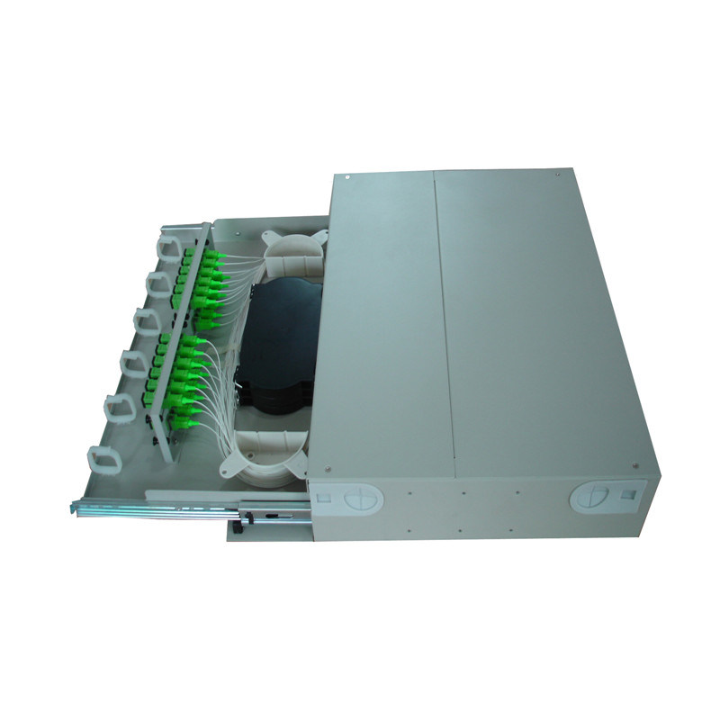 19'' Sc LC 48 Port Fiber Patch Panel with 2 Color