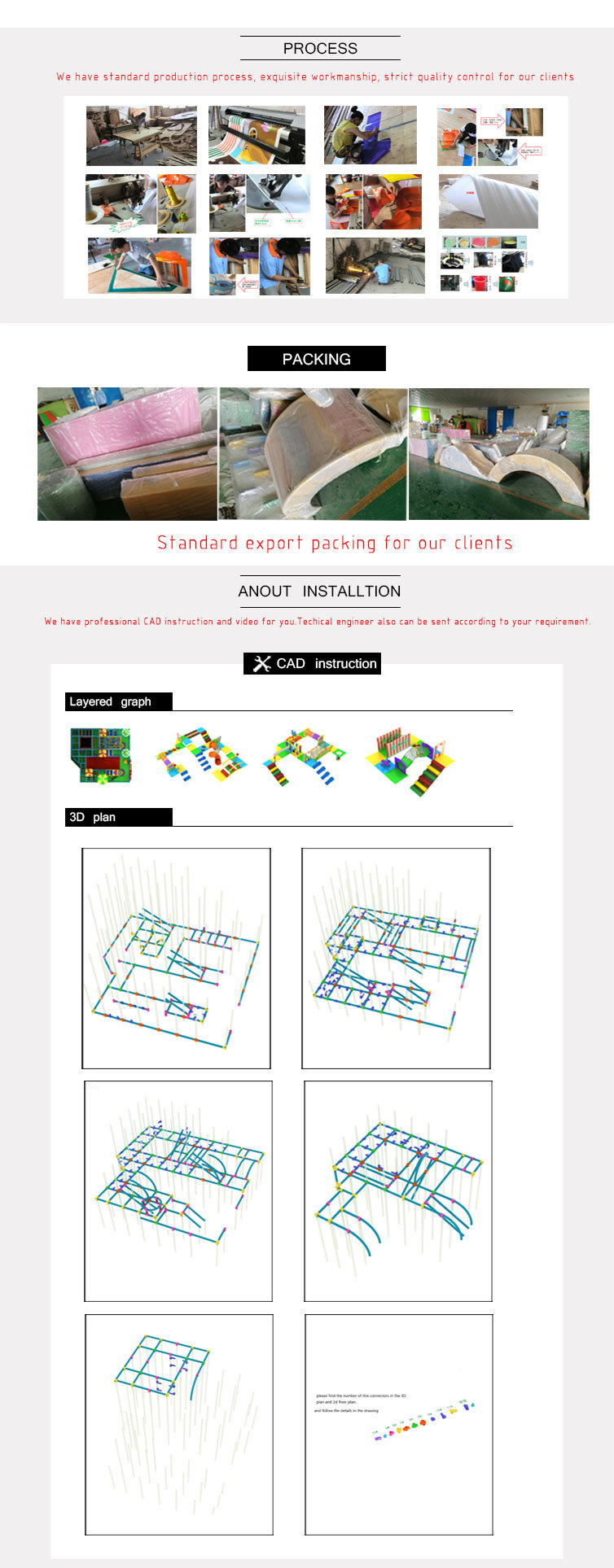 Custom-Made Commercial Used Children Playground Equipment for Sale