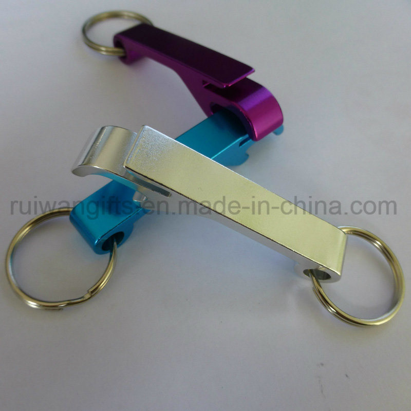 Aluminum Can Opener Beer Bottle Opener with Keyring