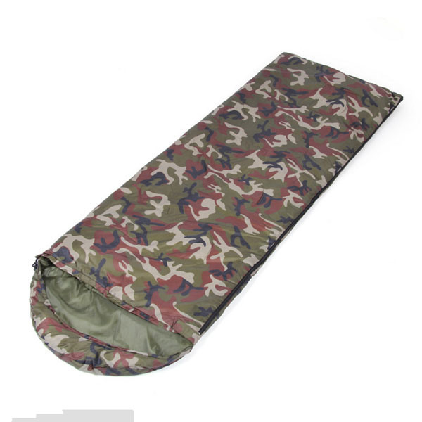 Warm Winter Camouflage Thick Envelope Sleeping Bag
