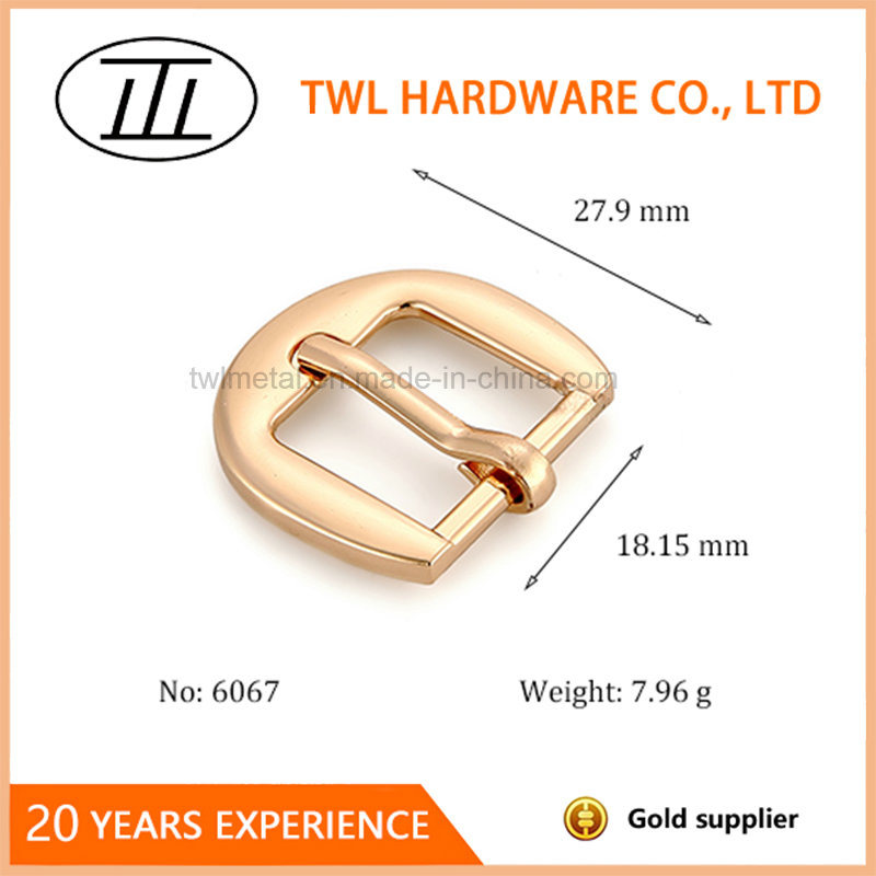 Low Price Zinc Alloy Light Color Belt Buckle