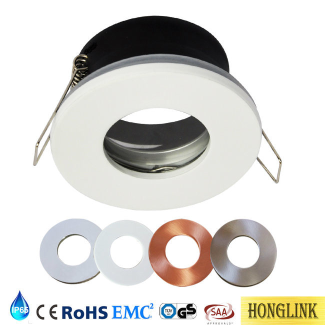 Ce 220V Tiltable IP65 Waterproof Bathroom Downlight with Replaceable LED Module