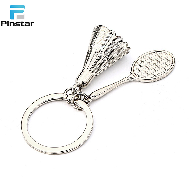 Made in China Cheap Shiny Silver Metal Blank Keychain