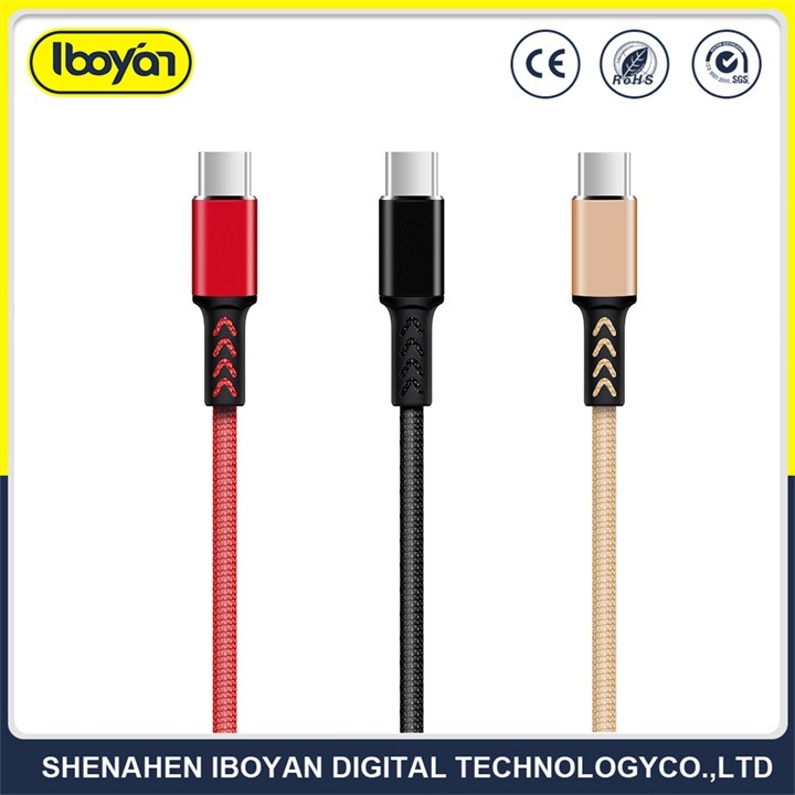 Metal TPE Mini Charging 3.1 Type C USB Cable Type-C 3.0 USB Data Charger Cable