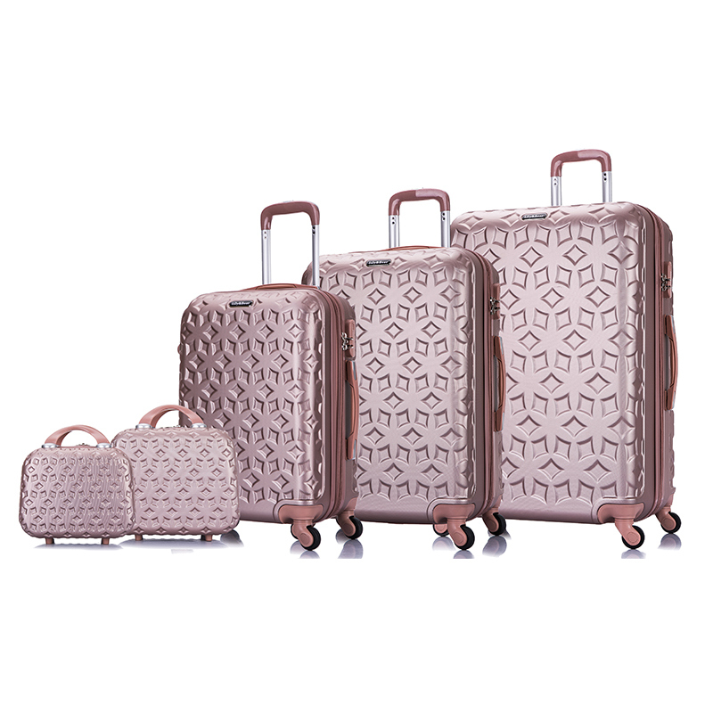 ABS Trolley Luggage Set Travel Bag Zipper Case Expandable 5PCS
