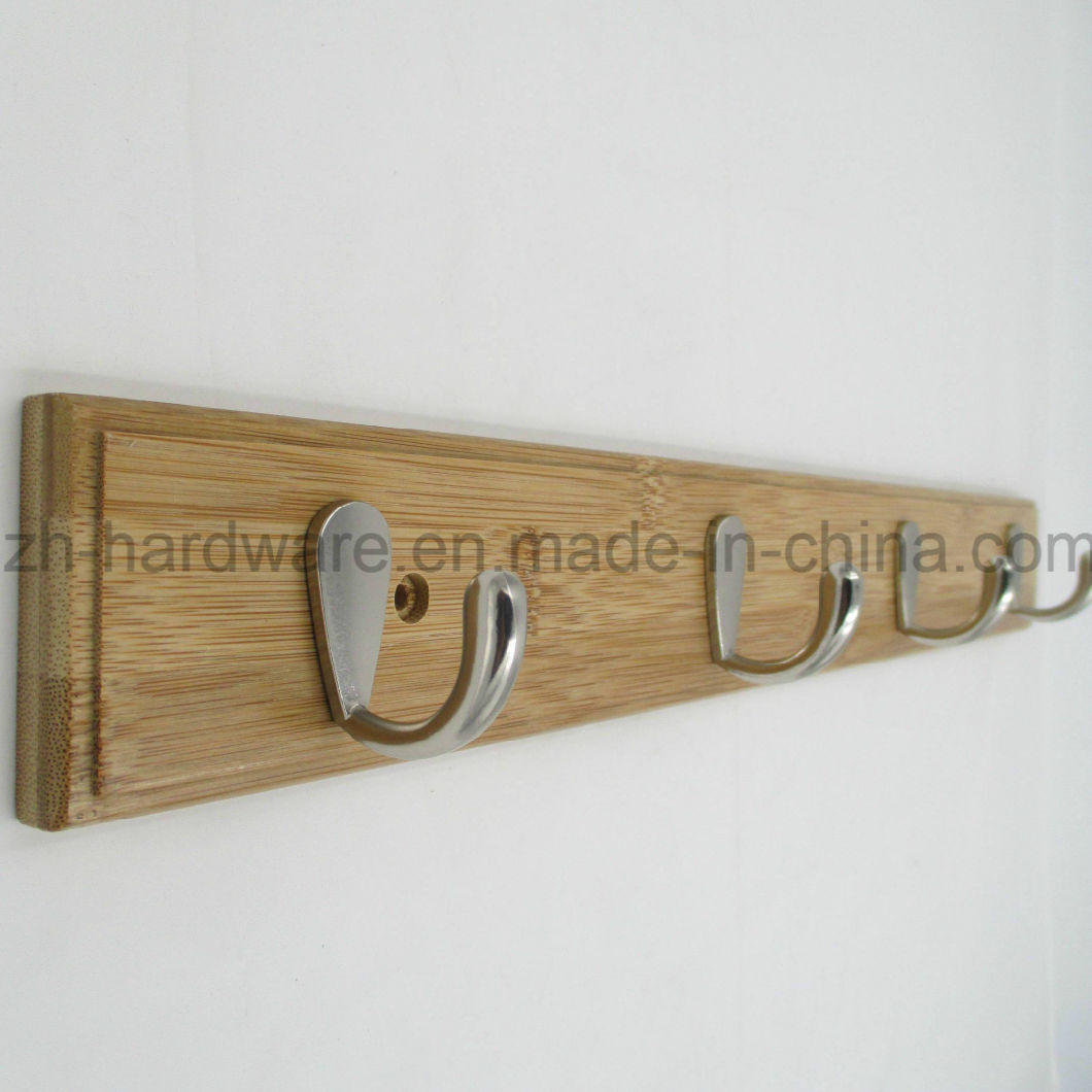 Hot Sale Beautiful Clothes Hook Wooden & Metal Board Hook (ZH-7034)