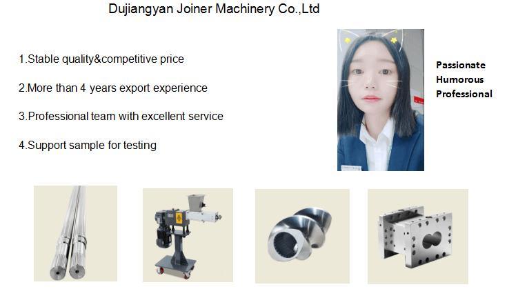 Joiner High Quality Zsk 58 Screw Element Screw Barrel for Twin Screw Extruder Components